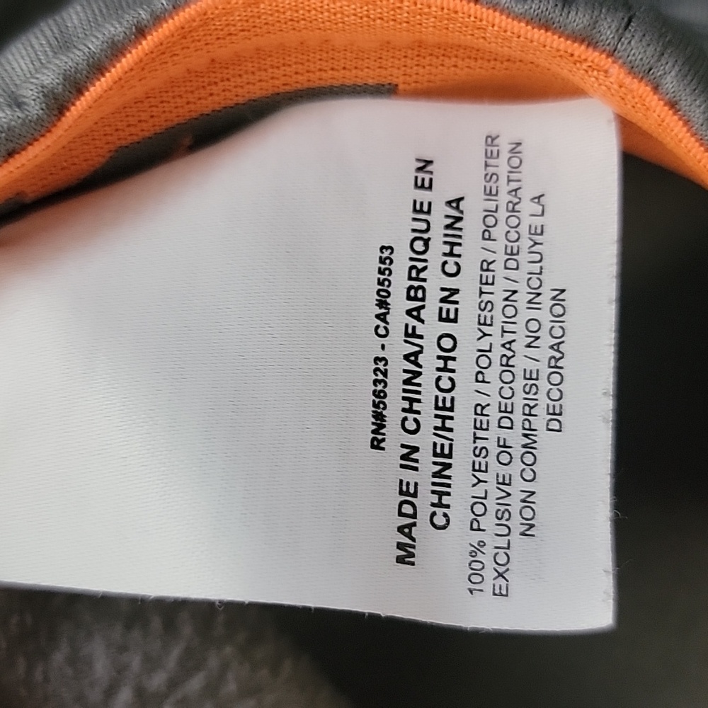 Nike Gray & Orange Athletic Pants 36.5W X 28L Mens XXL - Picture 10 of 15